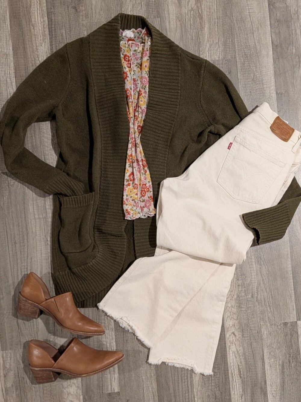 J.Crew Open Front Long Line Shawl Cardigan - size M